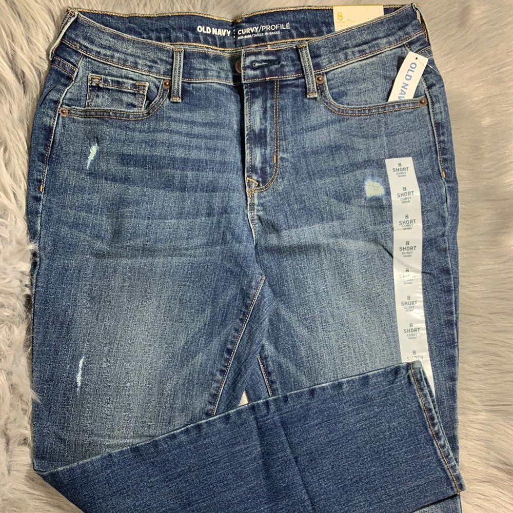 Curvy skinny jeans